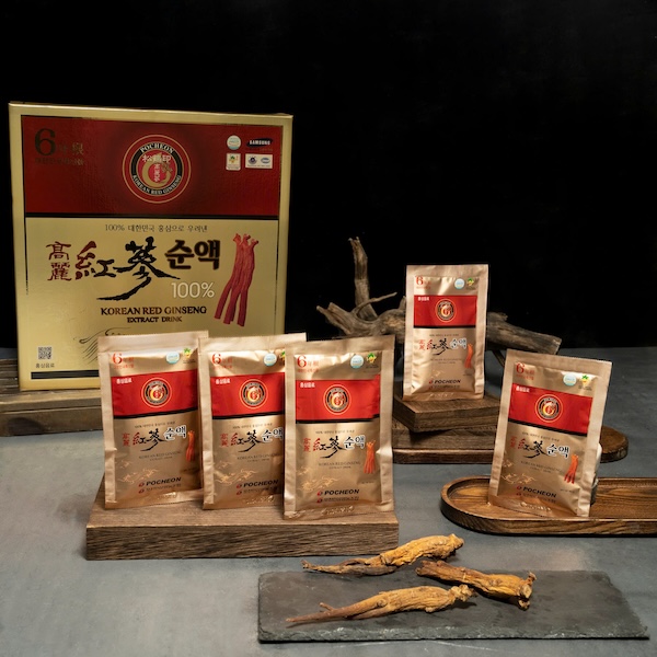 Nước hồng sâm POCHEON 100% Extract Drink 80ml (hộp 30 gói) - Koreamade.vn